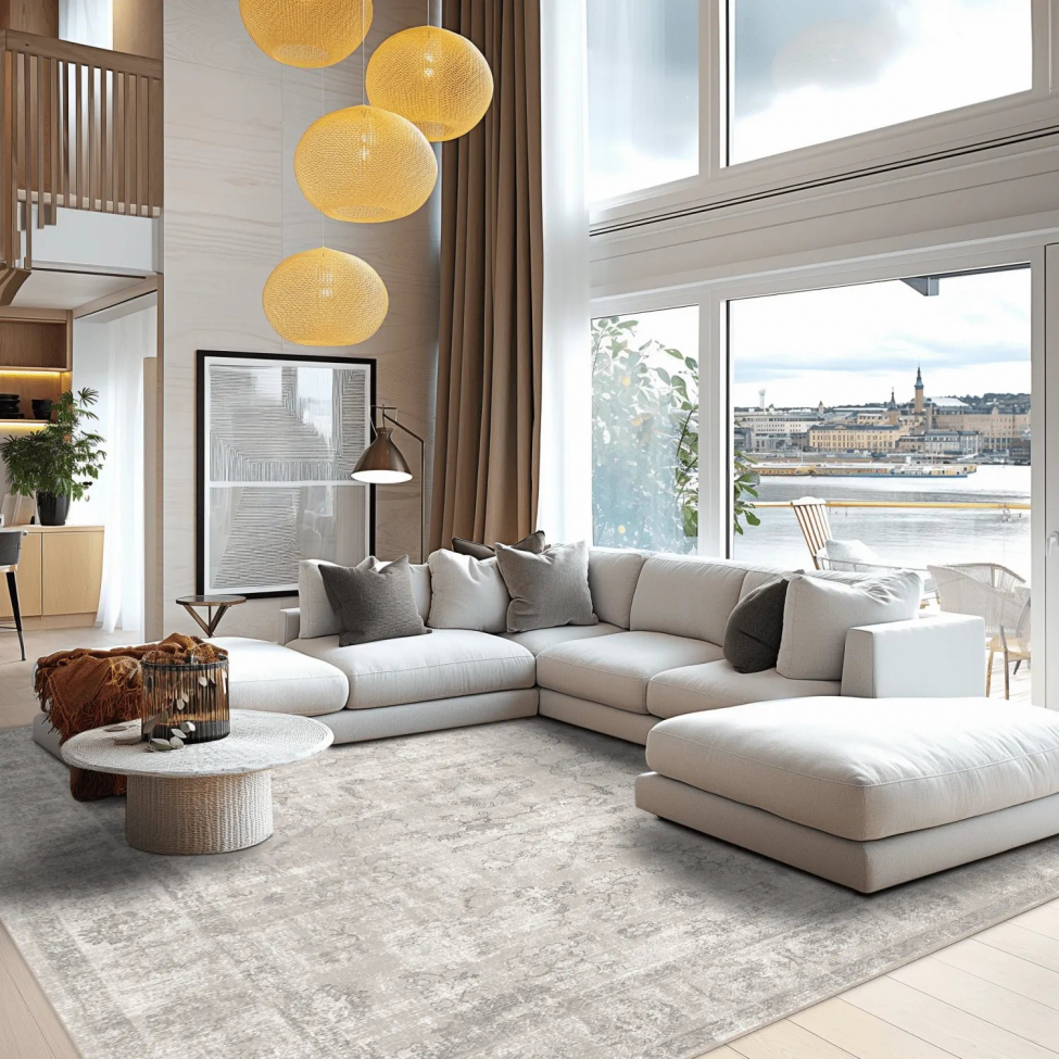 Wilton-Teppich 'Gombalia' 200x280cm - Grau