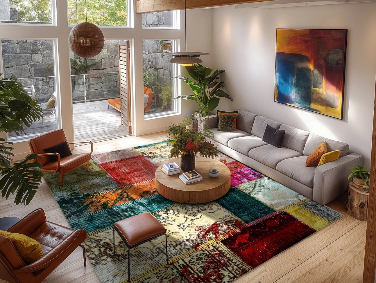 Wilton-Teppich 'Ariana' 290x390cm – Mehrfarbig