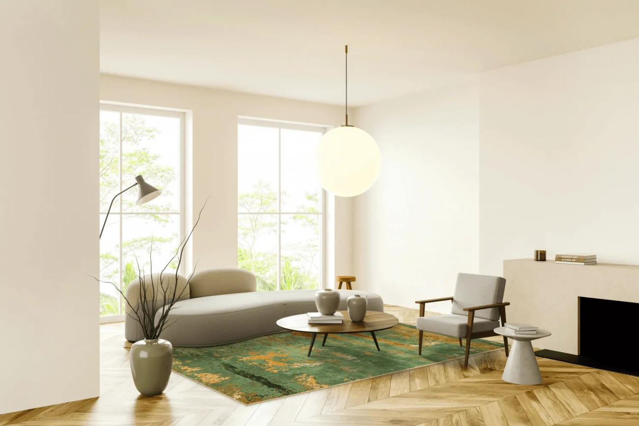 Wilton Teppich 'Domont' 240x340cm - Grün