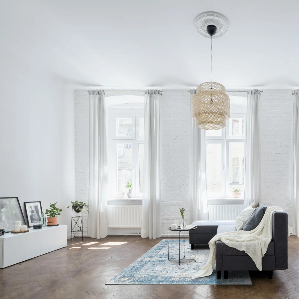 Wilton-Teppich 'Gombalia' 200x280cm – Hellblau