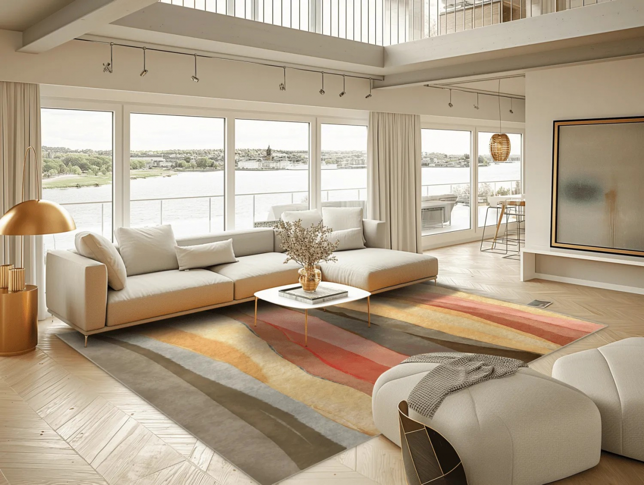 Wilton-Teppich 'Birdie' 200x280cm – Mehrfarbig