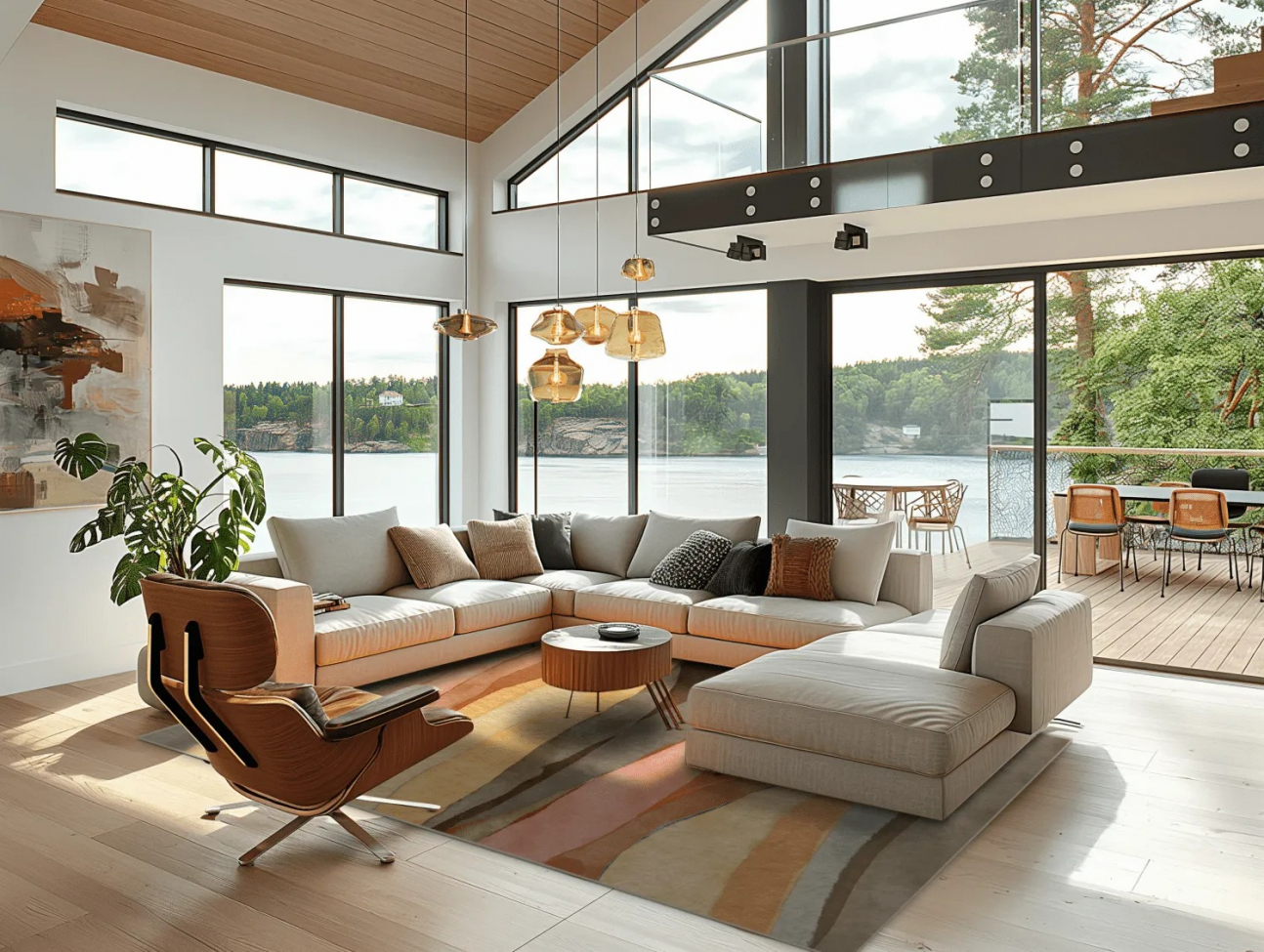 Wilton-Teppich 'Birdie' 200x280cm – Mehrfarbig