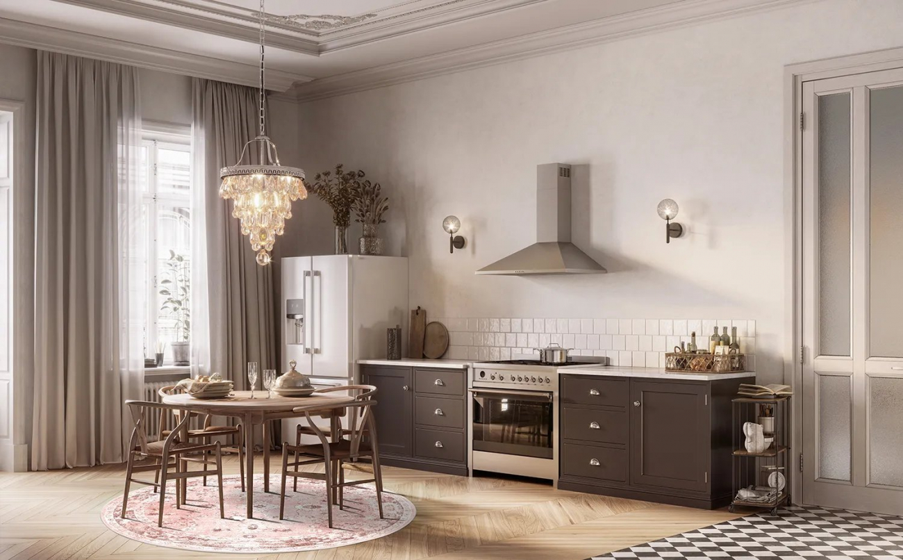 Runder Teppich 'Gombalia' 240cm - Rosa