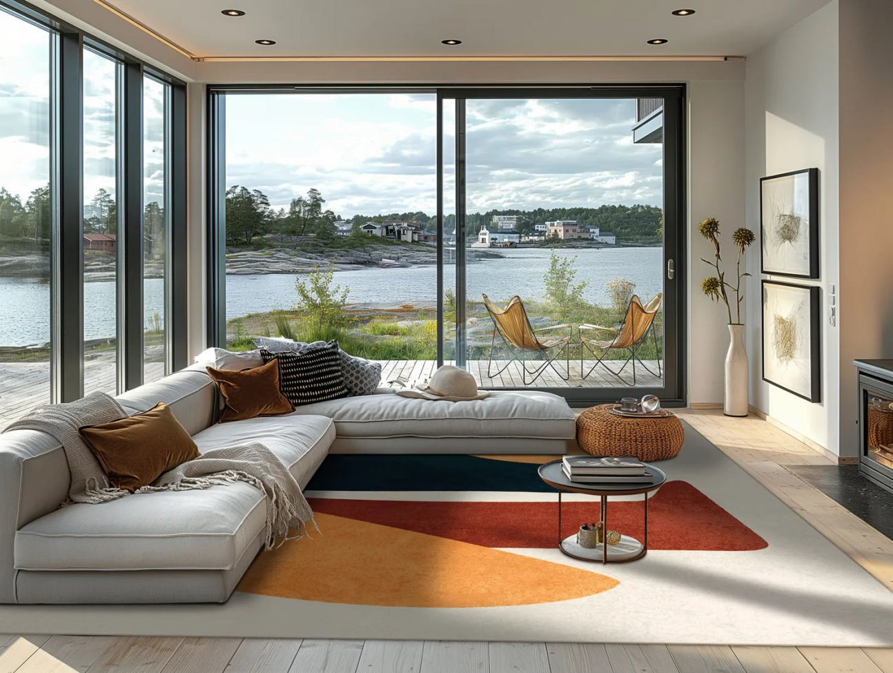 Wilton-Teppich 'Beira' 200 x 280 cm – Mehrfarbig