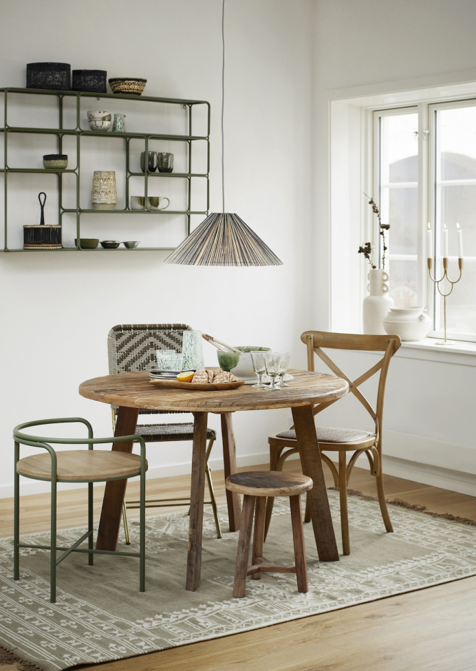 Esszimmerstuhl 'Rattan' - Natur