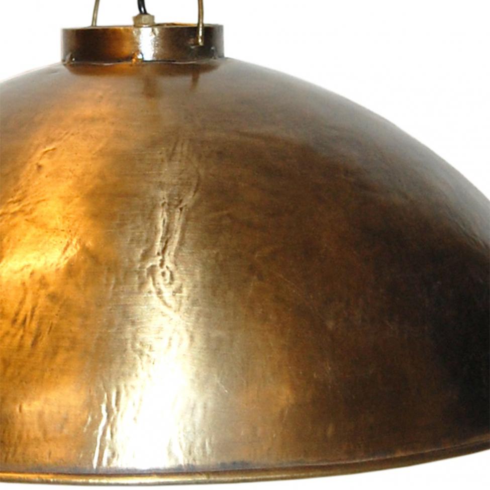 Fabriklampe 'Thormann' - Messing