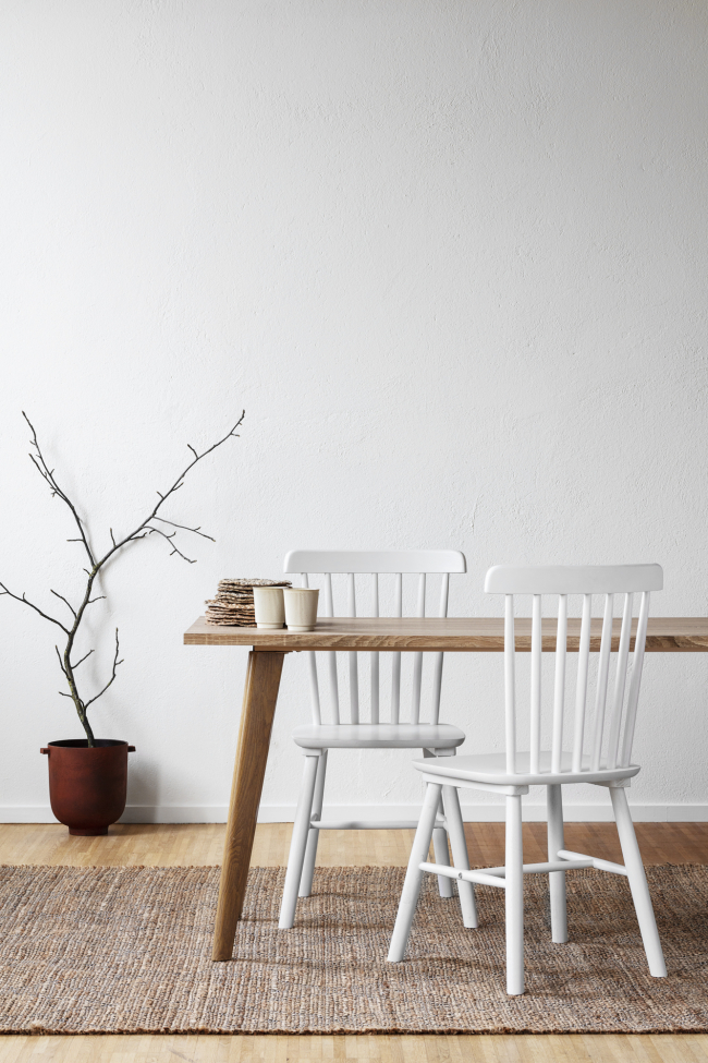 Essensgruppe 'Nordic Elsa' - 1 Tisch & 6 Stühle