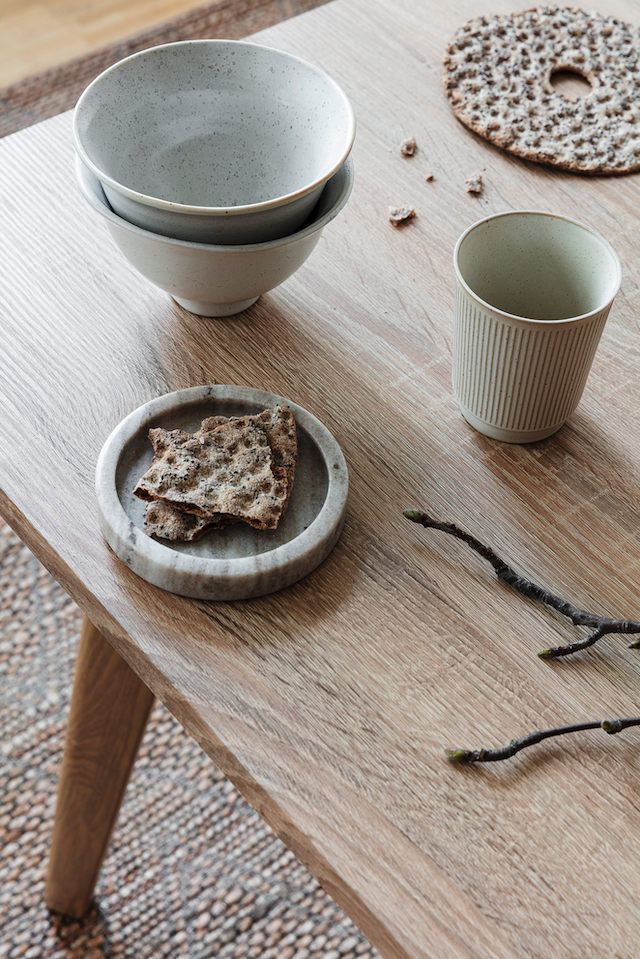 Essensgruppe 'Nordic Elsa' - 1 Tisch & 6 Stühle