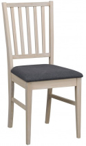 Stuhl \'Filippa\' - Weiß pigmentiert/Grau