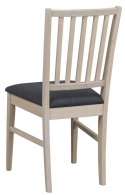 Stuhl \'Filippa\' - Weiß pigmentiert/Grau
