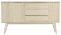 Sideboard \'Filippa\' 150x85cm - Eiche/Weiß pigmentiert
