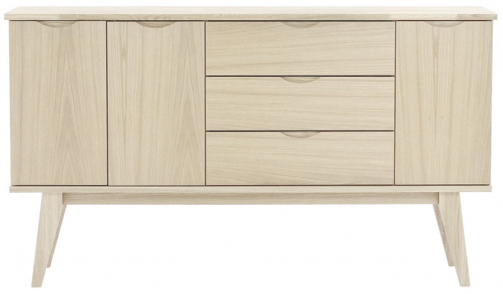 Sideboard \'Filippa\' 150x85cm - Eiche/Weiß pigmentiert in der Gruppe Möbel / Regale & Aufbewahrung / Sideboards bei Reforma (113786)