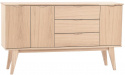 Sideboard \'Filippa\' 150x85cm - Eiche/Weiß pigmentiert