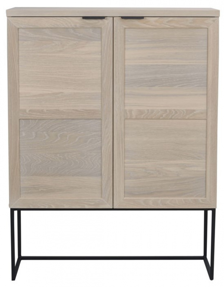 Schrank \'Everett\' 95x125cm - Weiß pigmentiert in der Gruppe Möbel / Regale & Aufbewahrung / Schränke und Sideboards bei Reforma (118770)