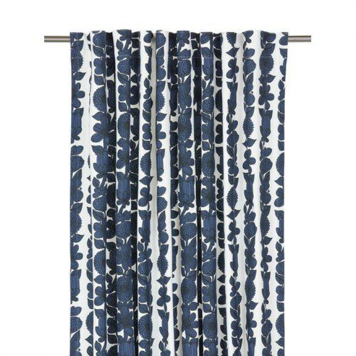 Vorhang \'Aster\' 2er-Pack140x280 - Blau in der Gruppe Einrichtung / Textilien / Vorhänge bei Reforma (1401-20-008)