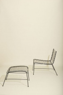 String Lounge Chair \'Park\' - Schwarz