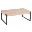 Tisch \'Wood\' 110x64cm - Natur/Schwarz