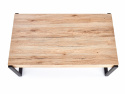 Tisch \'Wood\' 110x64cm - Natur/Schwarz