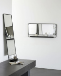 Spiegel mit Ablage \'Chic\' 40x80cm - Schwarz 