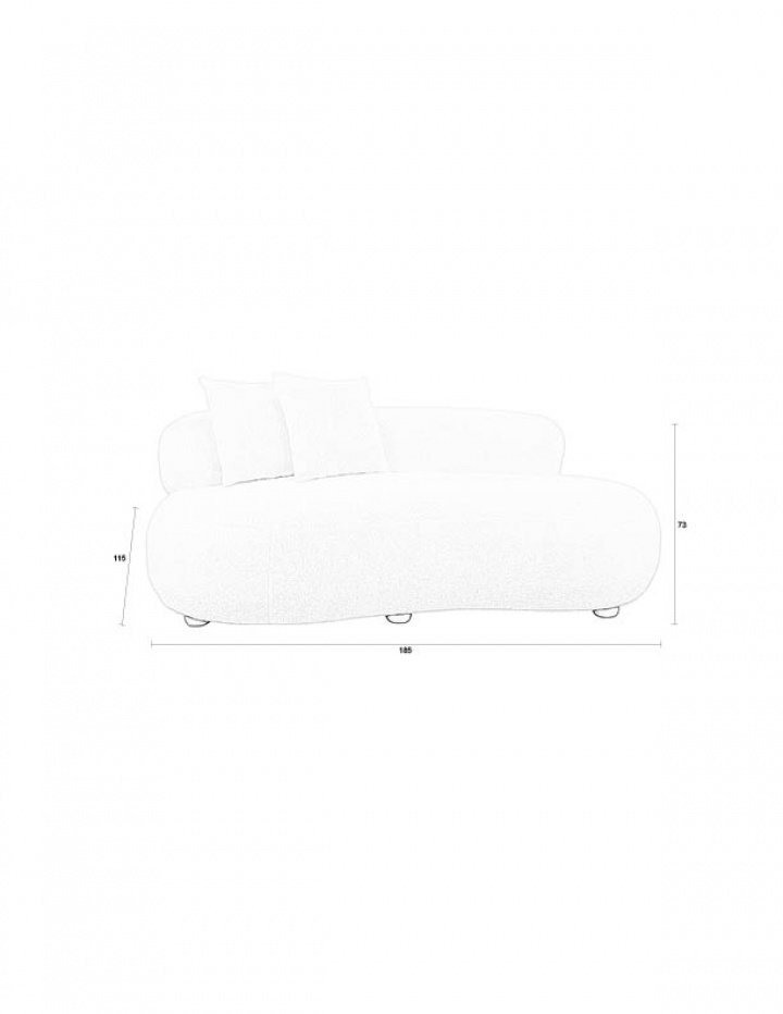 Sofa \'Noxx\' - Weiß in der Gruppe Möbel / Sofas / 4-sitzer sofas bei Reforma (3200460)