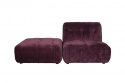 Sofa \'Giada\' 1-Sitzer - Pflaume