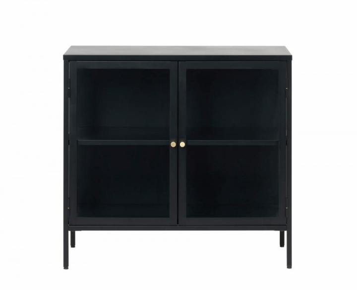 Sideboard \'Hagavik\' 2 Sektionen - Schwarz/Messing in der Gruppe Möbel / Tische / Beistelltisch bei Reforma (42030600)