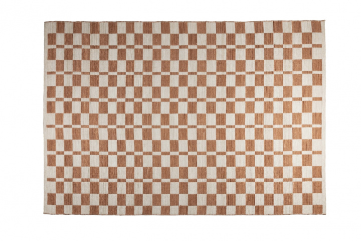 Teppich \'Checker\' 160x230cm - Beige in der Gruppe Einrichtung / Teppiche bei Reforma (6100126)