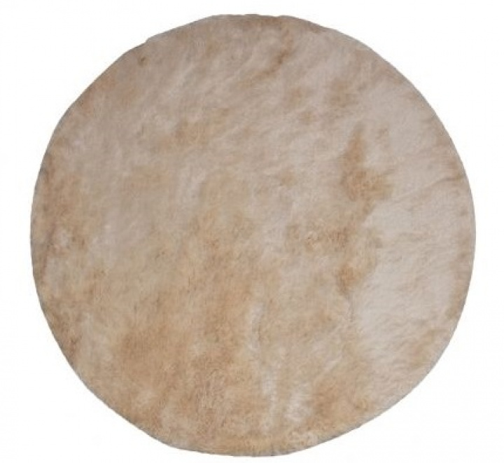 Teppich \'Praline\' Rund 200cm - Beige in der Gruppe Einrichtung / Teppiche bei Reforma (800282-I)