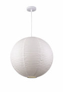 Reispapierlampe \'Lycka\' - Weiß 40cm