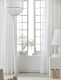 Vorhang \'Sirocco\' 270x250 - Weiß