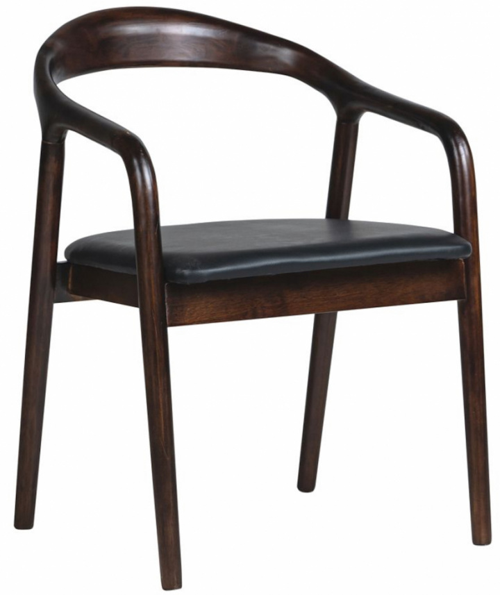 Sessel \'Aspa\' - Dunkelbraun in der Gruppe Möbel / Stühle und Polstermöbel / Stühle bei Reforma (LINK-SM11-dark)