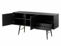 Sideboard \'Lux\' - Schwarz/Kupfer