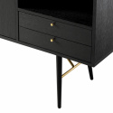 Sideboard \'Lux\' - Schwarz/Kupfer