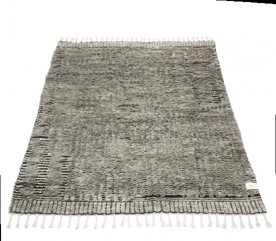 Teppich 'Waschbär' 200x300 cm - Grau / Beige
