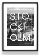 Plakat Stockholm Foto 30x40cm