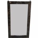 Spiegel mit Eisenrahmen Vintage - Grau