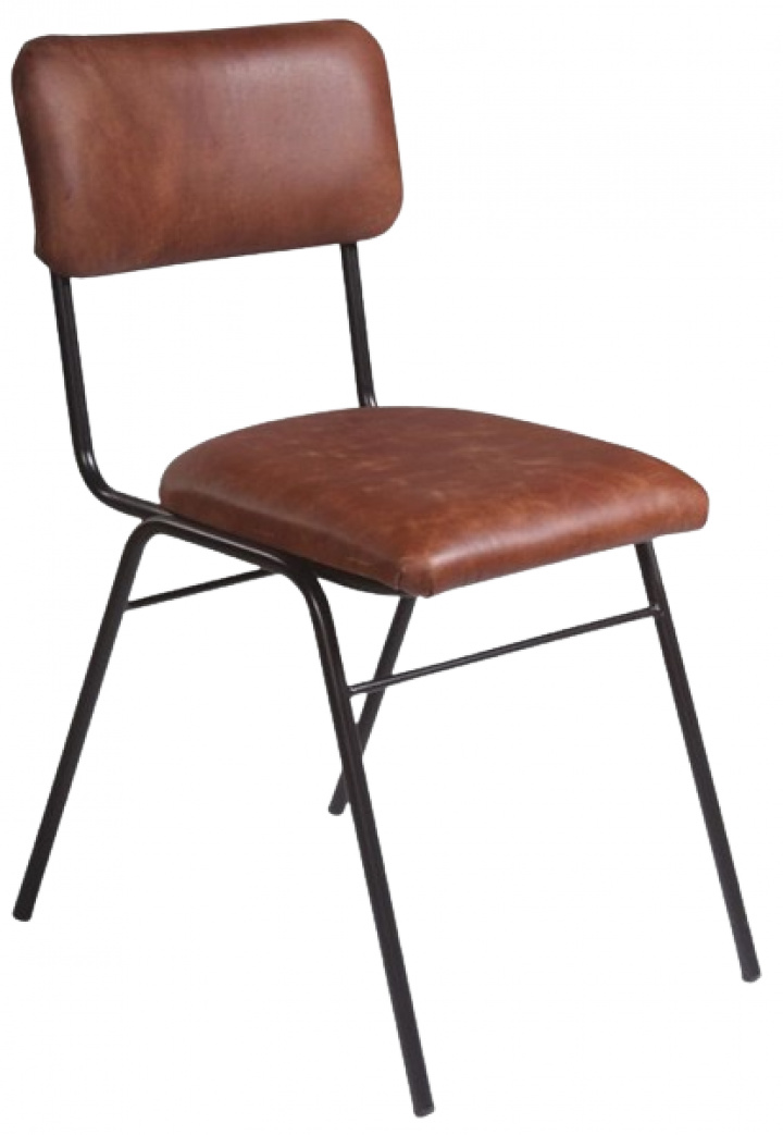 Stuhl \'Buffalo\' - Vintage/Braun in der Gruppe Möbel / Stühle und Polstermöbel / Stühle bei Reforma (STLE00030)