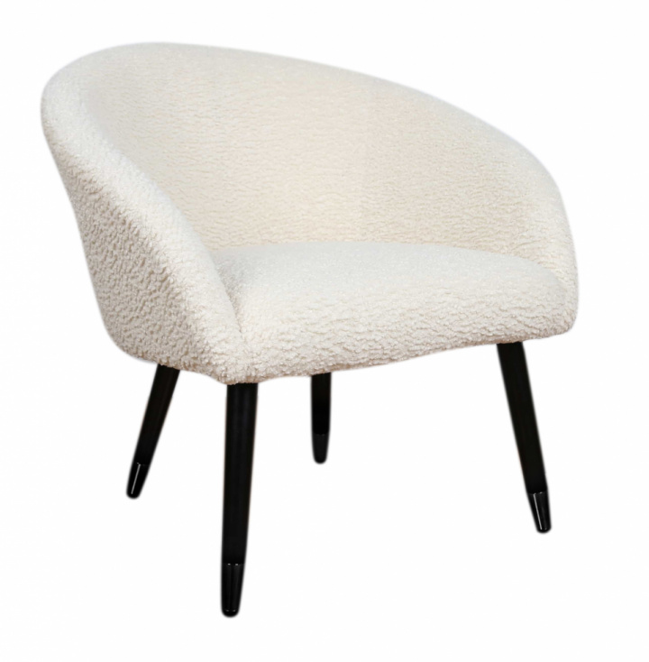 Stuhl \'Puffy\' - Weiß/Teddy in der Gruppe Möbel / Stühle und Polstermöbel / Sessel bei Reforma (T5002-white)