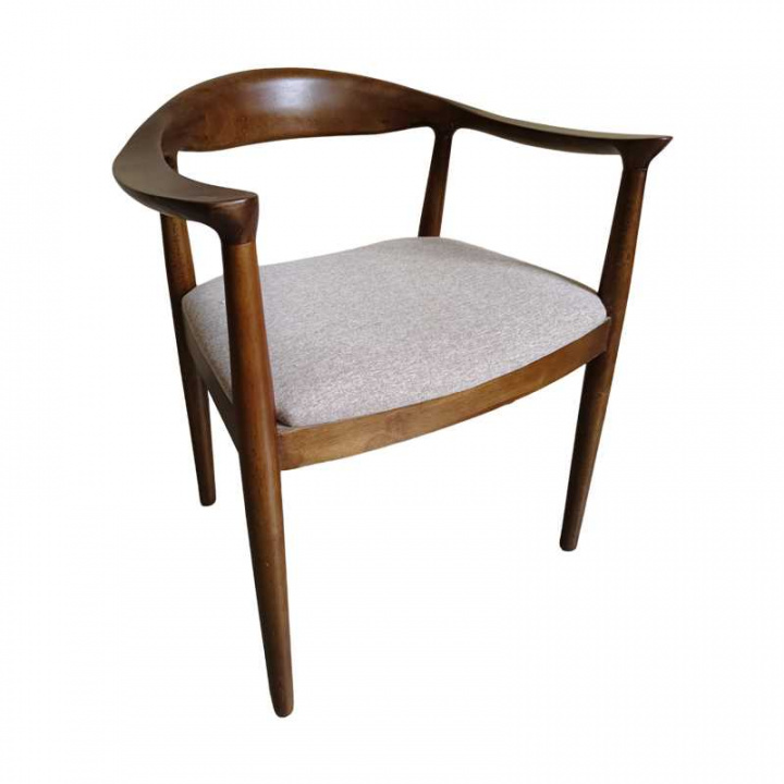 Stuhl \'Asche\' - Nussbaum/Grau in der Gruppe Möbel / Stühle und Polstermöbel / Stühle bei Reforma (WS-8656-Walnut)